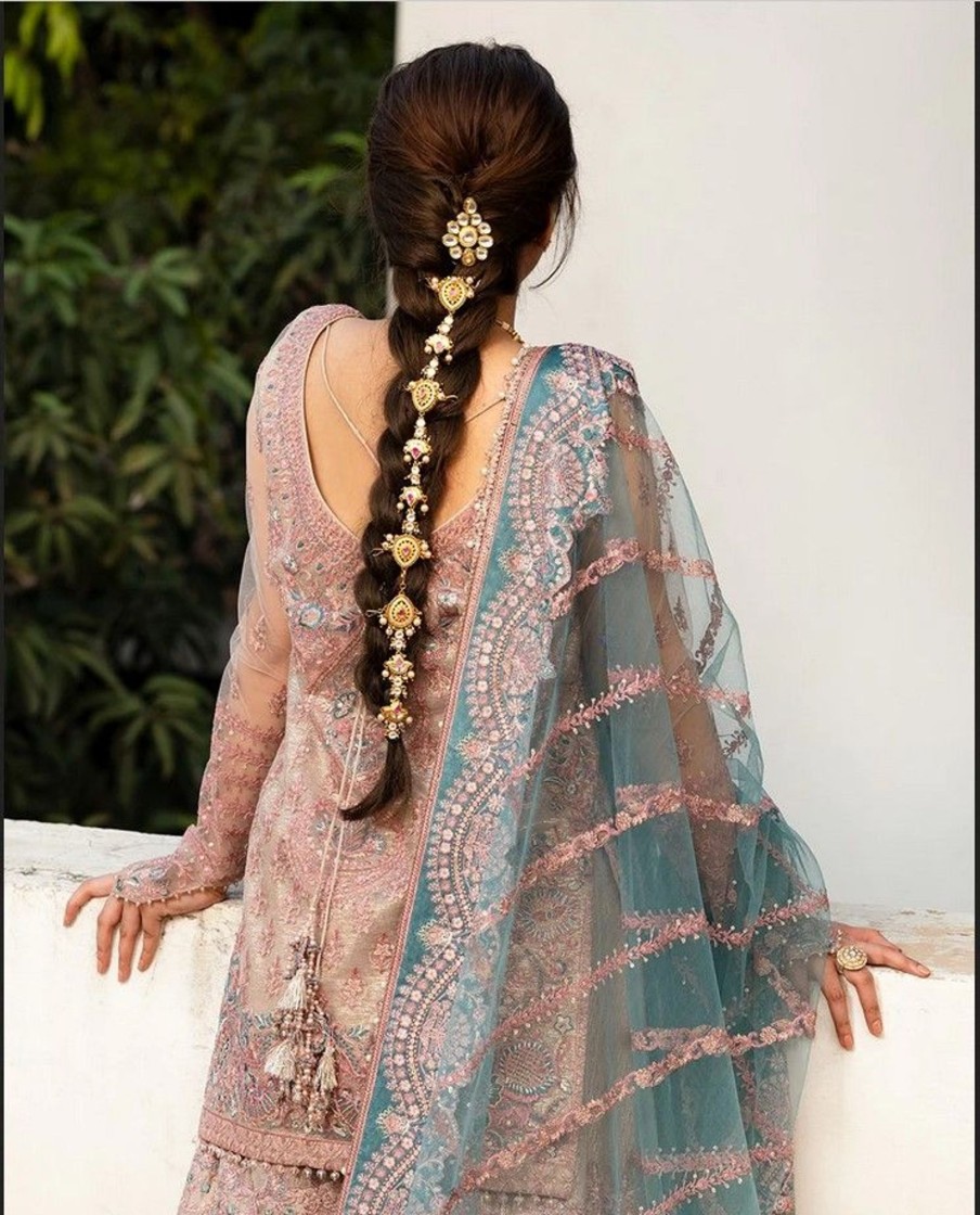 Salwar Kameez Faiza Saqlain | Aytan Embroidered Pakistani Gharara Suit