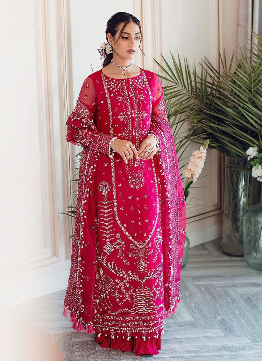 Salwar Kameez Rang Rasiya | Heer Embroidered Pakistani Palazzo Suit