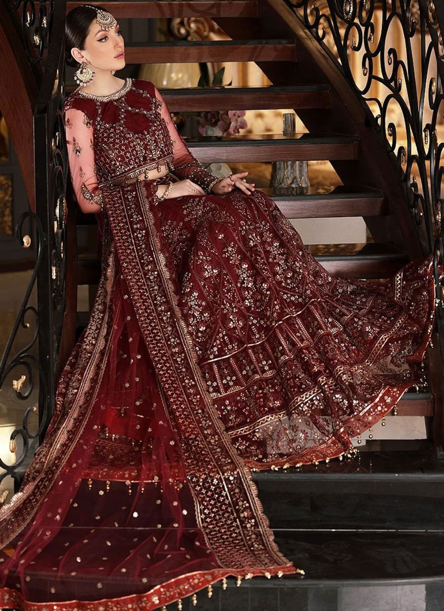 Lehengas Emaan Adeel | Mirha Wedding Edition Embroidered Pakistani Lehenga