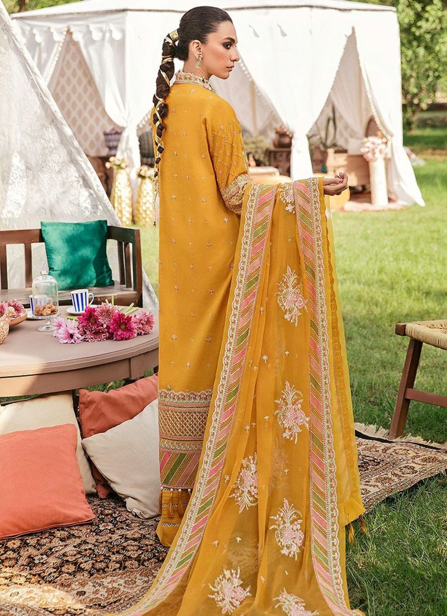 Salwar Kameez Afrozeh | Nuray Embroidered Pakistani Palazzo Suit