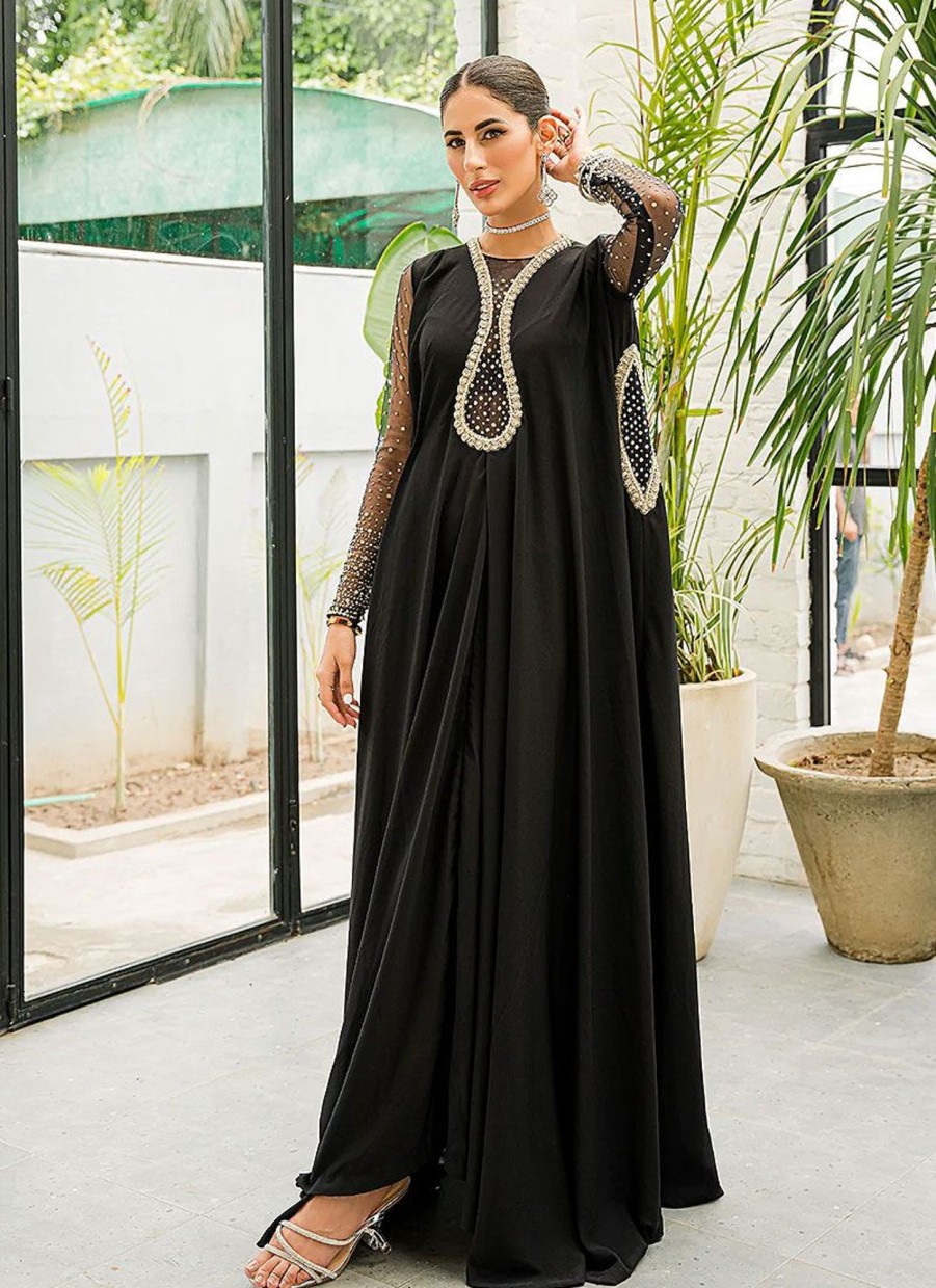 Salwar Kameez Mysie | Shahwar Embroidered Pakistani Gown