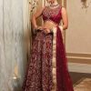 Lehengas Mushq | Ruby Embroidered Pakistani Lehenga