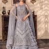 Lehengas Maria.B | Ice Blue Embroidered Pakistani Lehenga