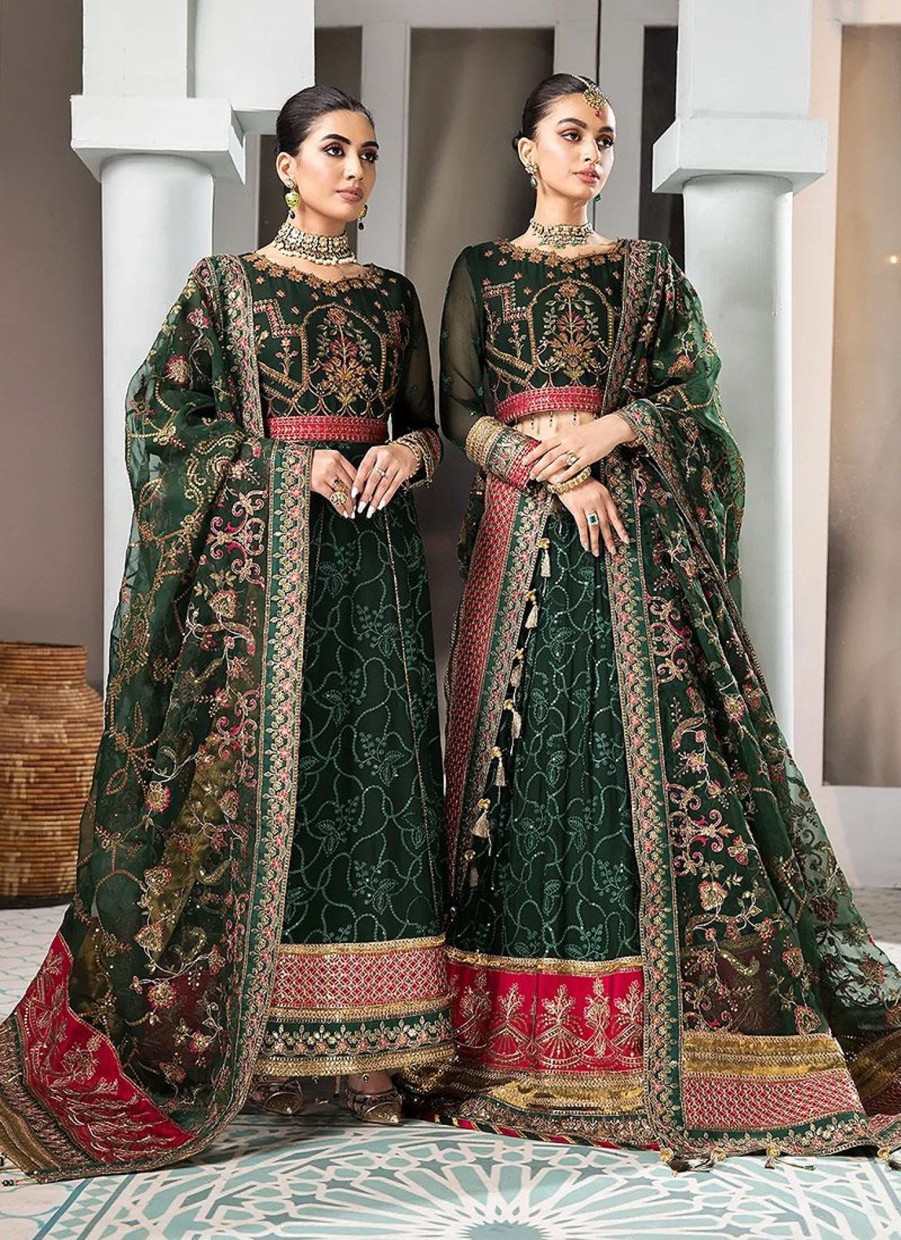 Lehengas Alizeh | Naulakha Embroidered Pakistani Anarkali/ Lehenga