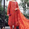 Salwar Kameez Maria.B | Burnt Orange Embroidered Pakistani Salwar Kameez