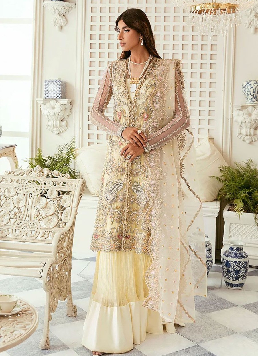 Salwar Kameez Mysie | Anju Embroidered Pakistani Palazzo Suit