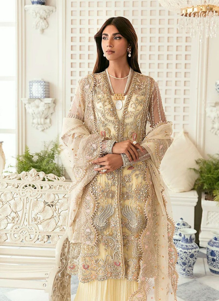 Salwar Kameez Mysie | Anju Embroidered Pakistani Palazzo Suit