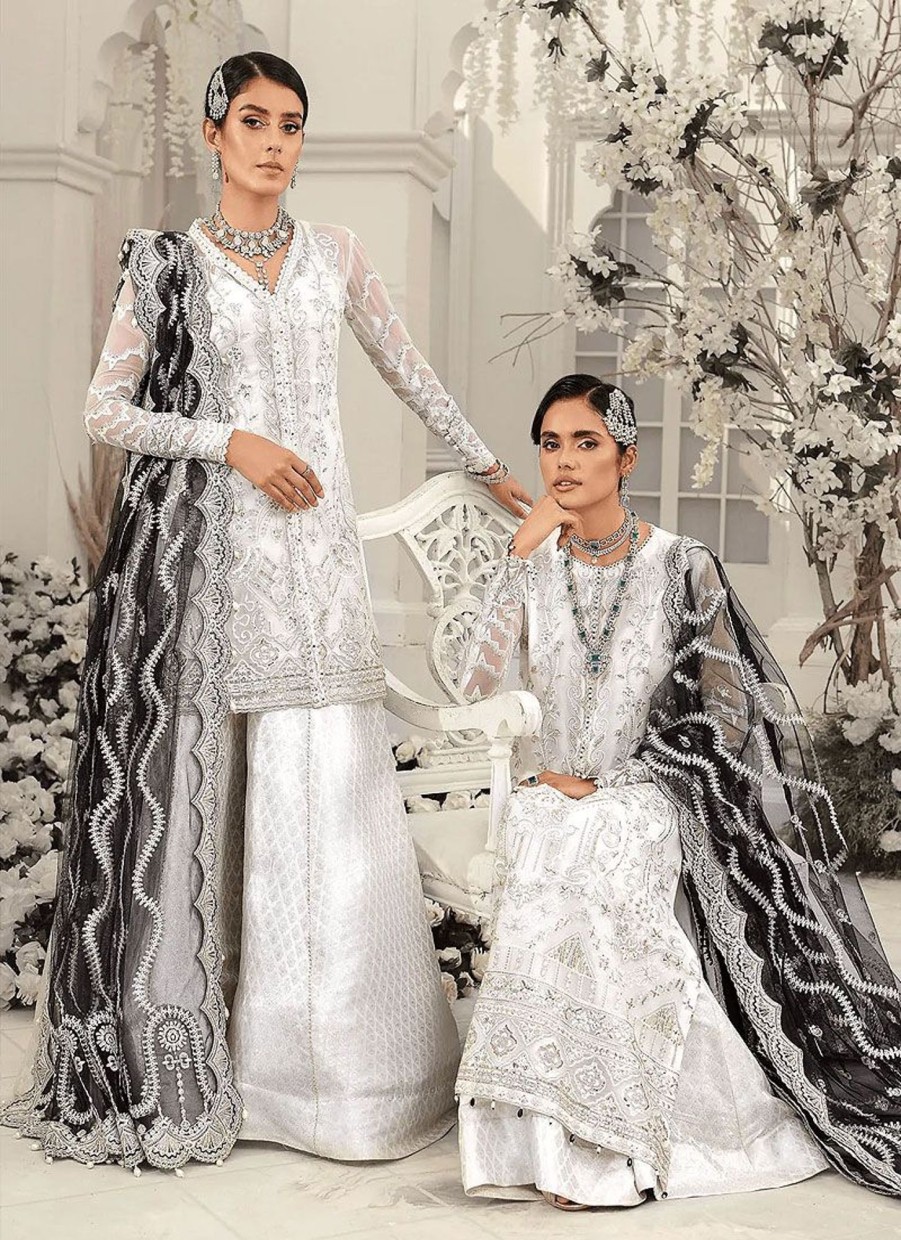 Salwar Kameez Aik | Festive Collection Embroidered Pakistani Palazzo Suit/ Anarkali