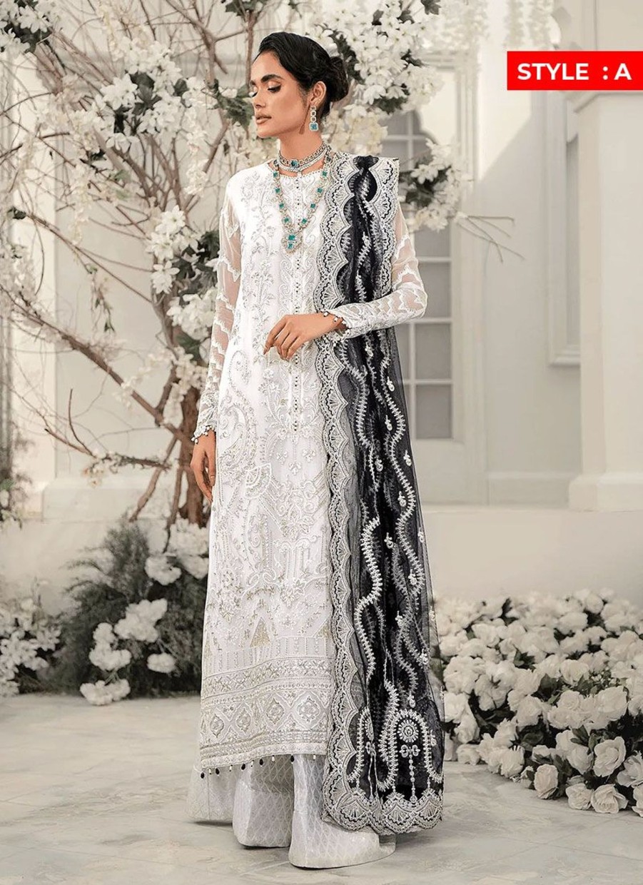 Salwar Kameez Aik | Festive Collection Embroidered Pakistani Palazzo Suit/ Anarkali