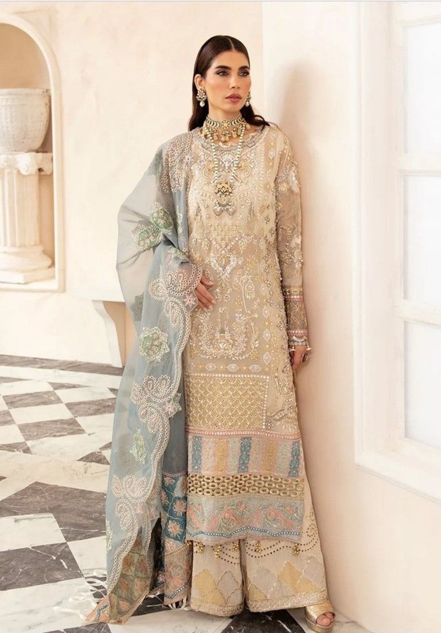 Salwar Kameez ELAF | Hayat Embroidered Pakistani Palazzo Suit