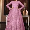 Salwar Kameez Vipul | Pink And Gold Embroidered Anarkali