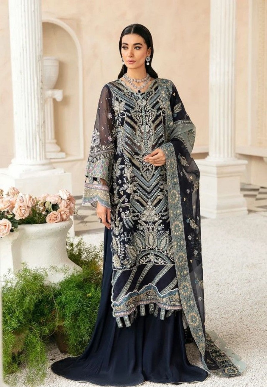 Salwar Kameez ELAF | Ezra Embroidered Pakistani Palazzo Suit