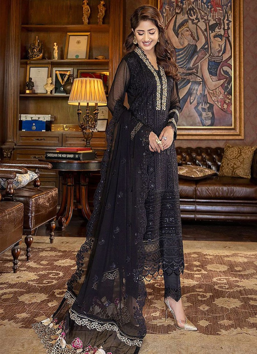 Salwar Kameez Azure | Dazzling Fairy Embroidered Pakistani Salwar Kameez