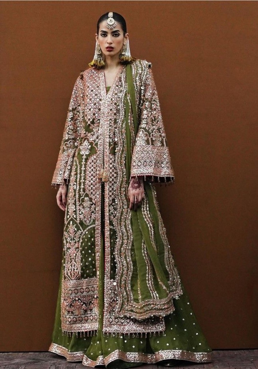 Salwar Kameez Hussain Rehar | Zaitoon Embroidered Pakistani Palazzo Suit