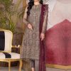 Salwar Kameez Zarif | Dove Embroidered Pakistani Salwar Kameez