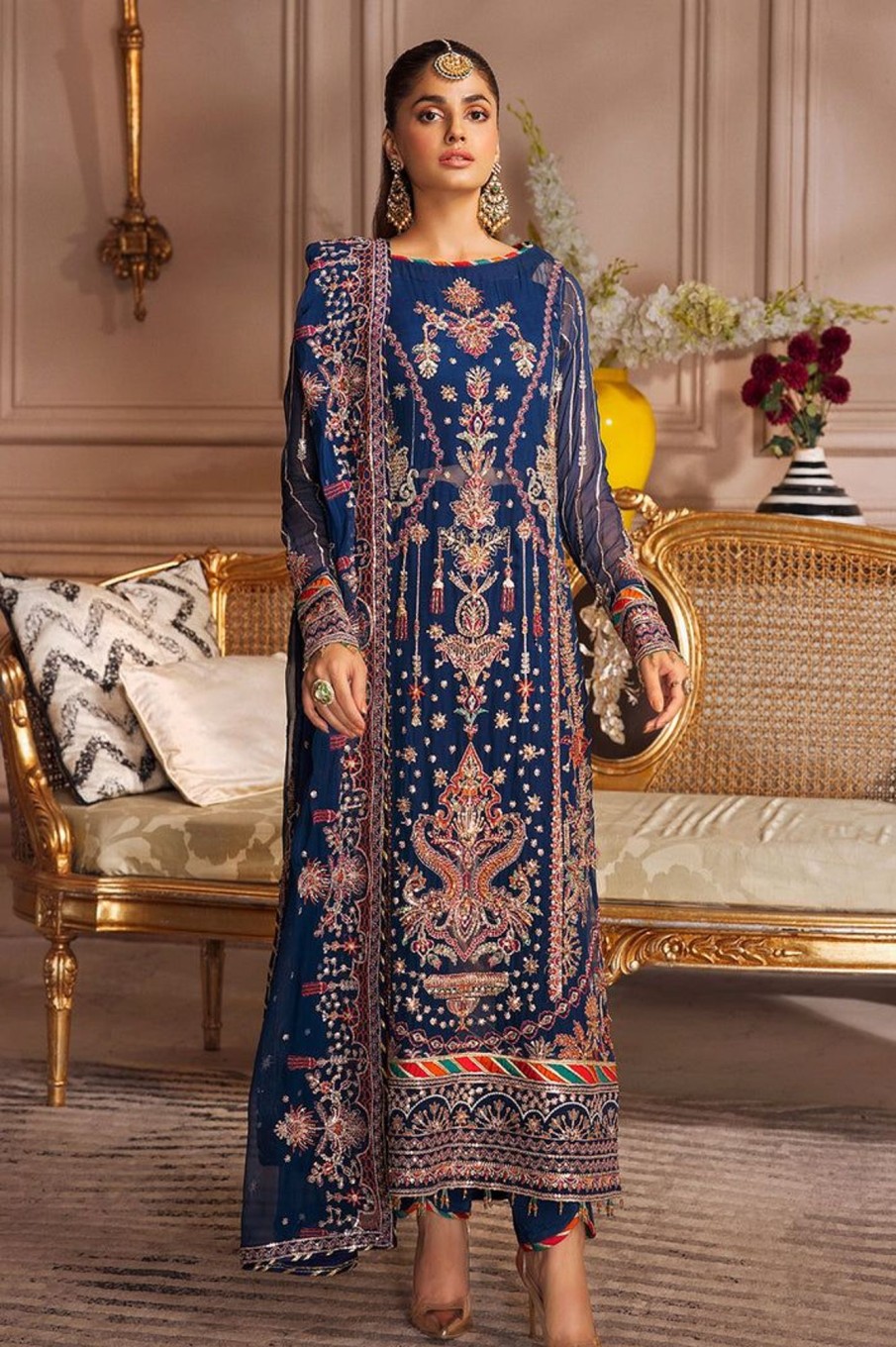 Salwar Kameez Emaan Adeel | Elaine Luxury Embroidered Pakistani Salwar Kameez