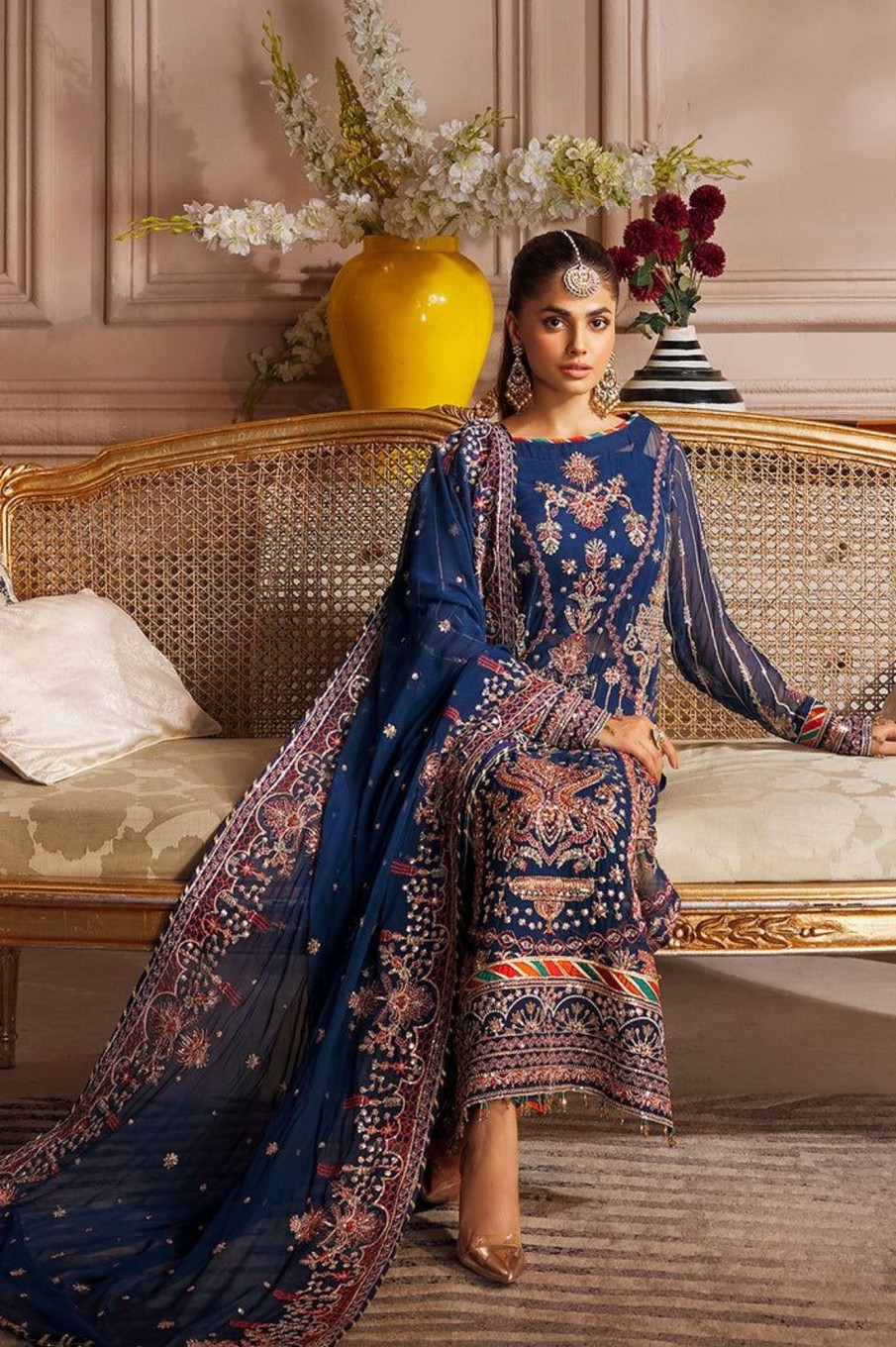 Salwar Kameez Emaan Adeel | Elaine Luxury Embroidered Pakistani Salwar Kameez