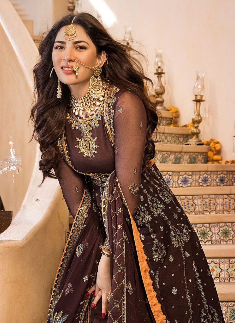 Salwar Kameez Asim Jofa | Baad-E-Naubahar Embroidered Pakistani Anarkali