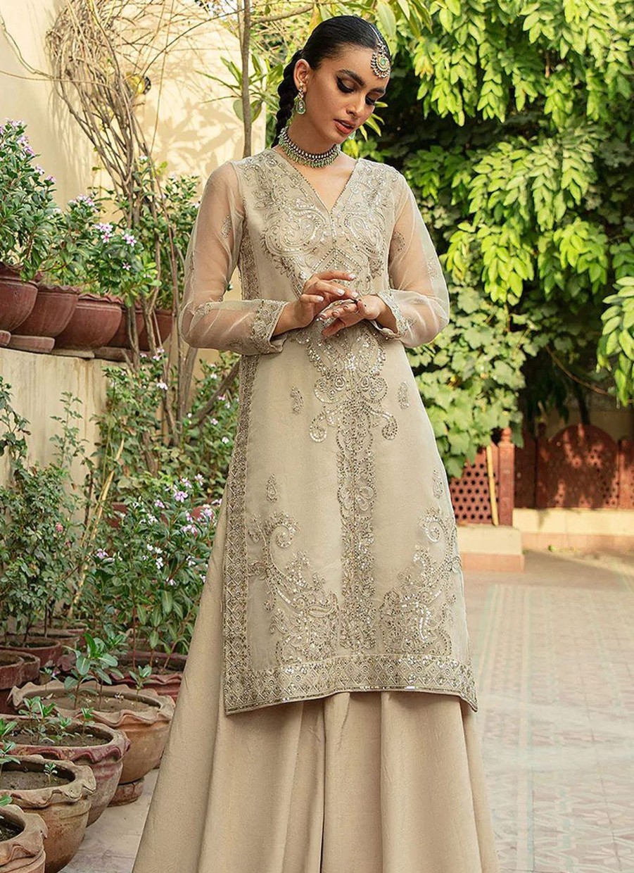 Salwar Kameez Vanaya | Aangan Embroidered Pakistani Palazzo Suit