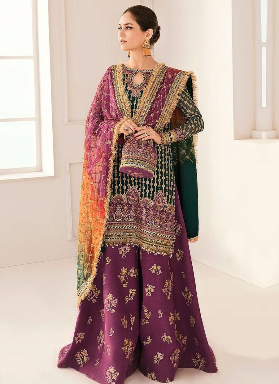 Salwar Kameez Baroque | Chantelle Embroidered Pakistani Palazzo Suit/ Salwar Kameez