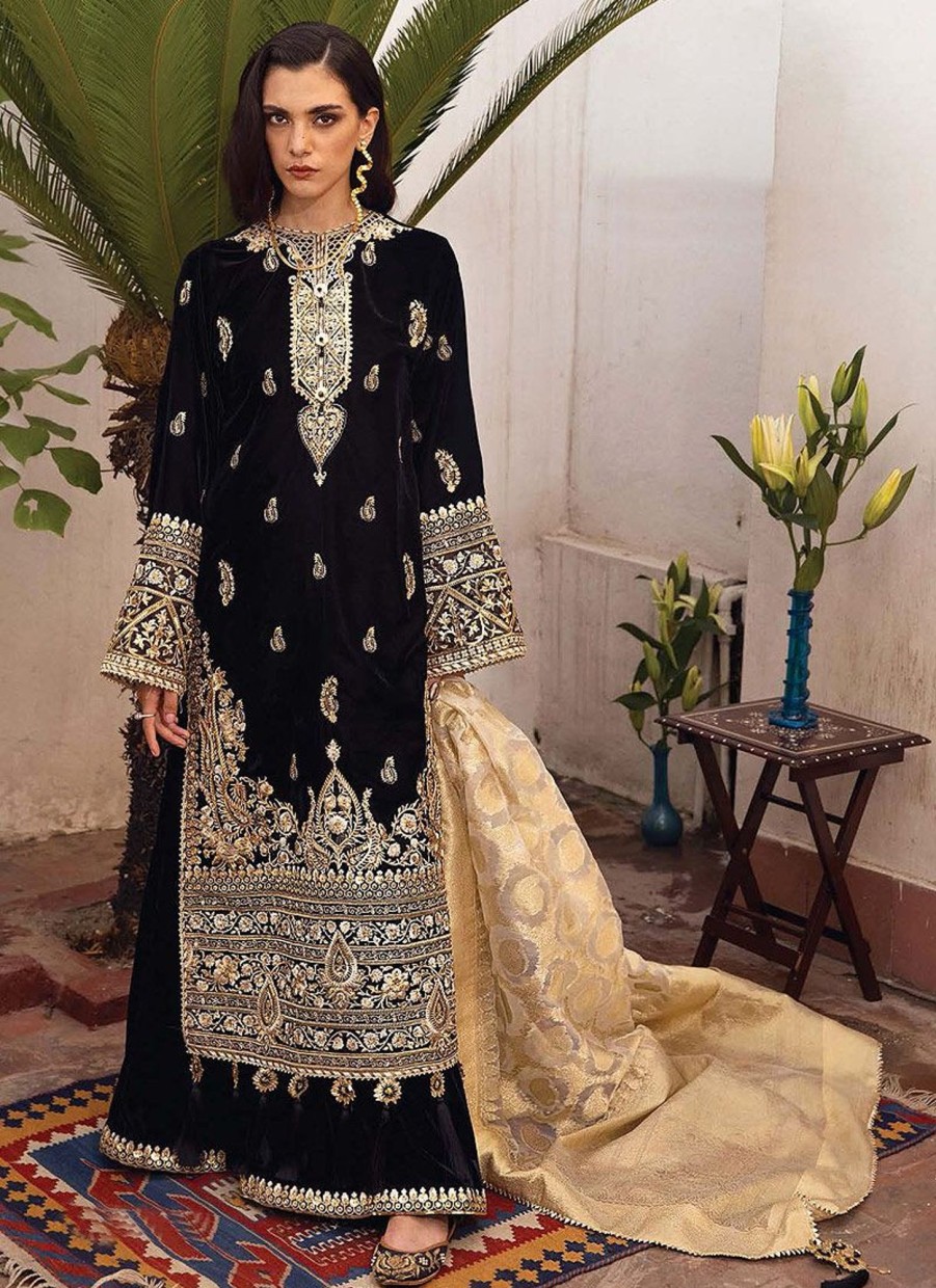 Salwar Kameez Anaya | Halime Embroidered Pakistani Palazzo Suit