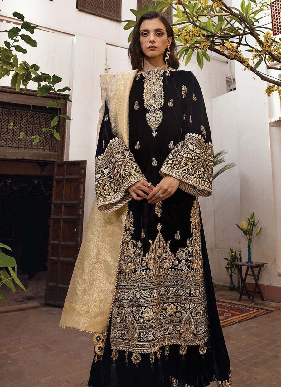 Salwar Kameez Anaya | Halime Embroidered Pakistani Palazzo Suit