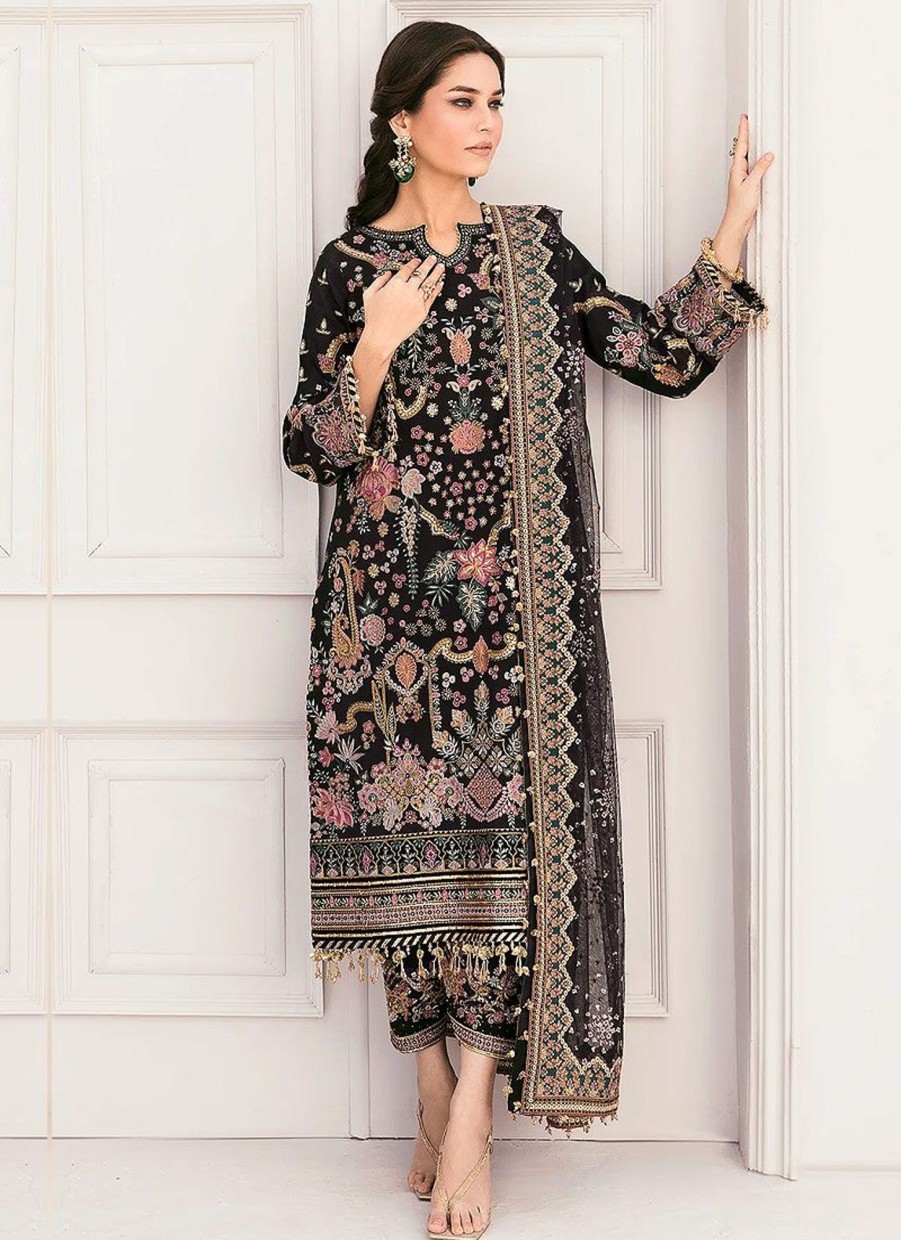 Salwar Kameez Baroque | Chantelle Embroidered Pakistani Palazzo Suit/ Salwar Kameez