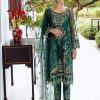 Salwar Kameez Meeral | Green Embroidered Pakistani Salwar Kameez