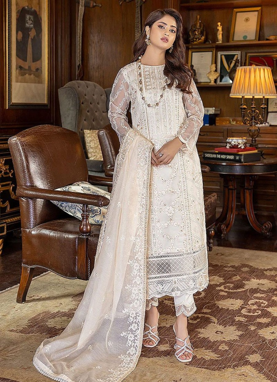 Salwar Kameez Azure | Regal Beaute Embroidered Pakistani Salwar Kameez