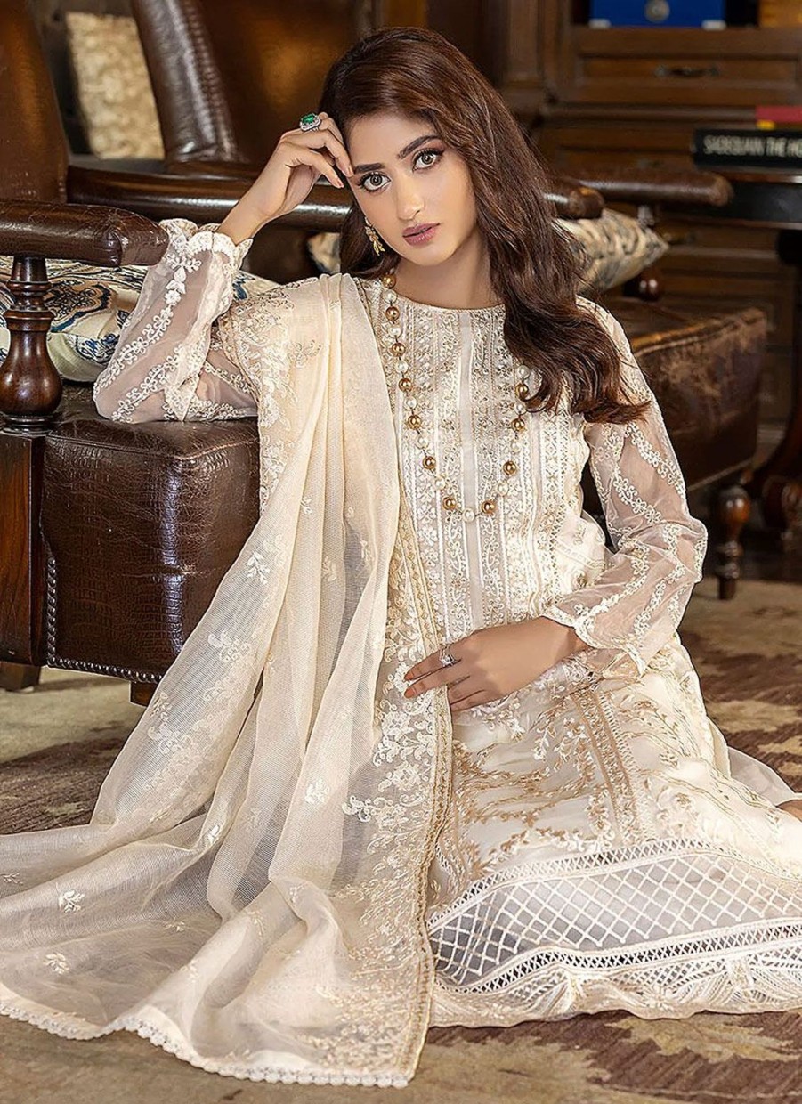 Salwar Kameez Azure | Regal Beaute Embroidered Pakistani Salwar Kameez