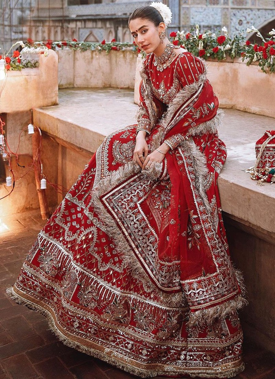 Lehengas Mohsin Naveed Ranjha | Sheema Kermani Embroidered Pakistani Lehenga