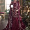 Salwar Kameez Republic | Claire De Lune Un Oeillet Embroidered Pakistani Gown