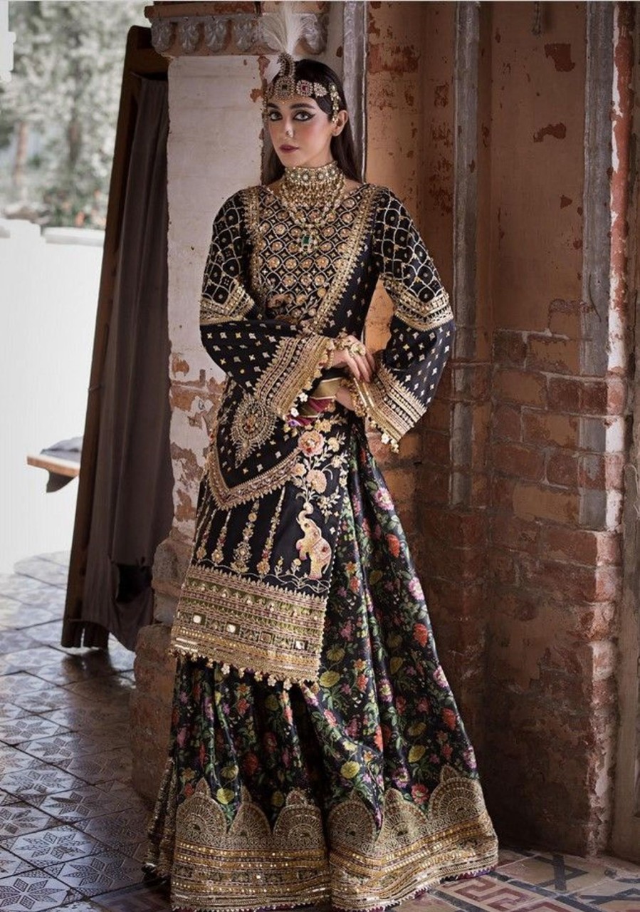 Salwar Kameez Mohsin Naveed Ranjha | Koyal Embroidered Pakistani Palazzo Suit