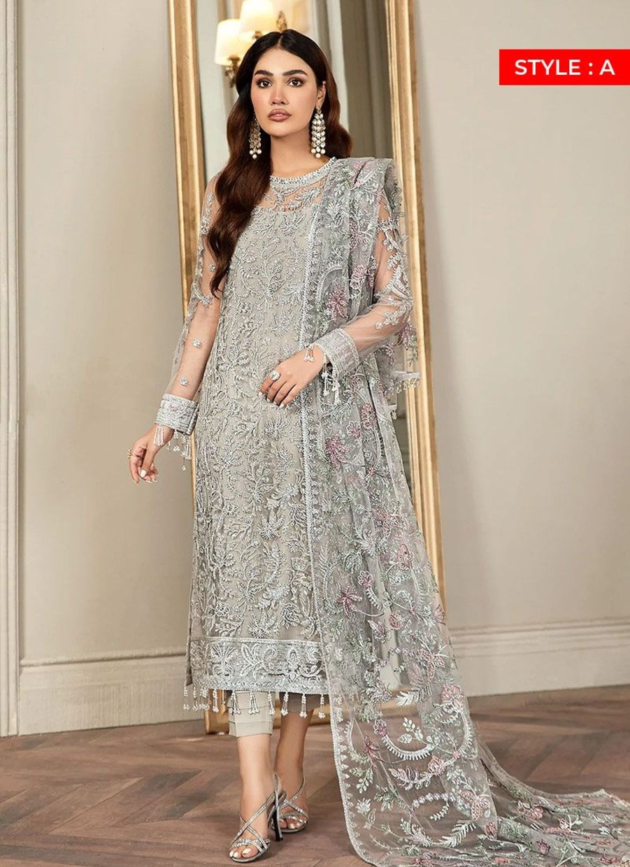 Salwar Kameez Zarif | Grace Embroidered Pakistani Salwar Kameez