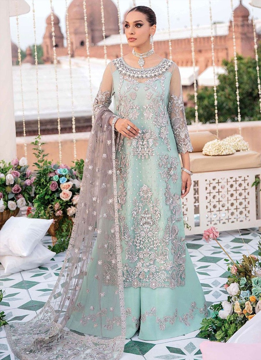 Salwar Kameez Imrozia | Nazmin Embroidered Pakistani Palazzo Suit