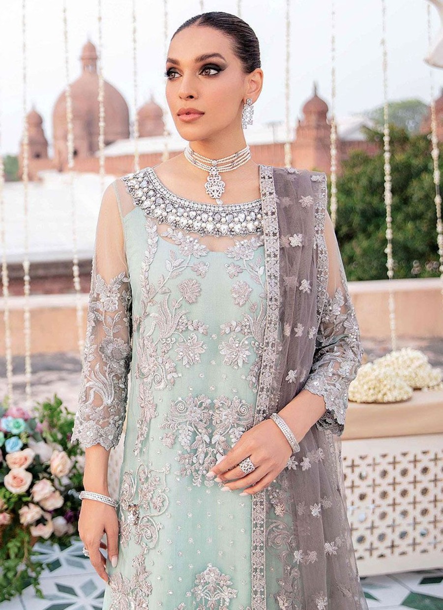 Salwar Kameez Imrozia | Nazmin Embroidered Pakistani Palazzo Suit