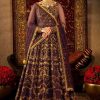 Salwar Kameez Asim Jofa | Velvet Festive Embroidered Pakistani Anarkali