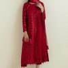 Salwar Kameez Baroque | Red Embroidered Pakistani Salwar Kameez