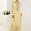 Salwar Kameez Aik | Unstitched'22 Collection Embroidered Pakistani Palazzo Suit