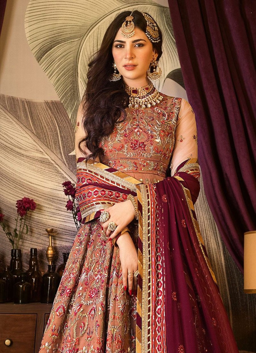 Salwar Kameez Asim Jofa | Baad-E-Naubahar Embroidered Pakistani Anarkali