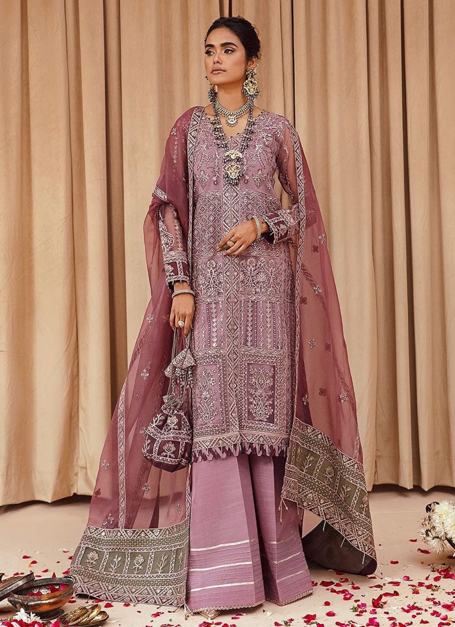 Salwar Kameez Farasha | Mashal Embroidered Pakistani Palazzo Suit