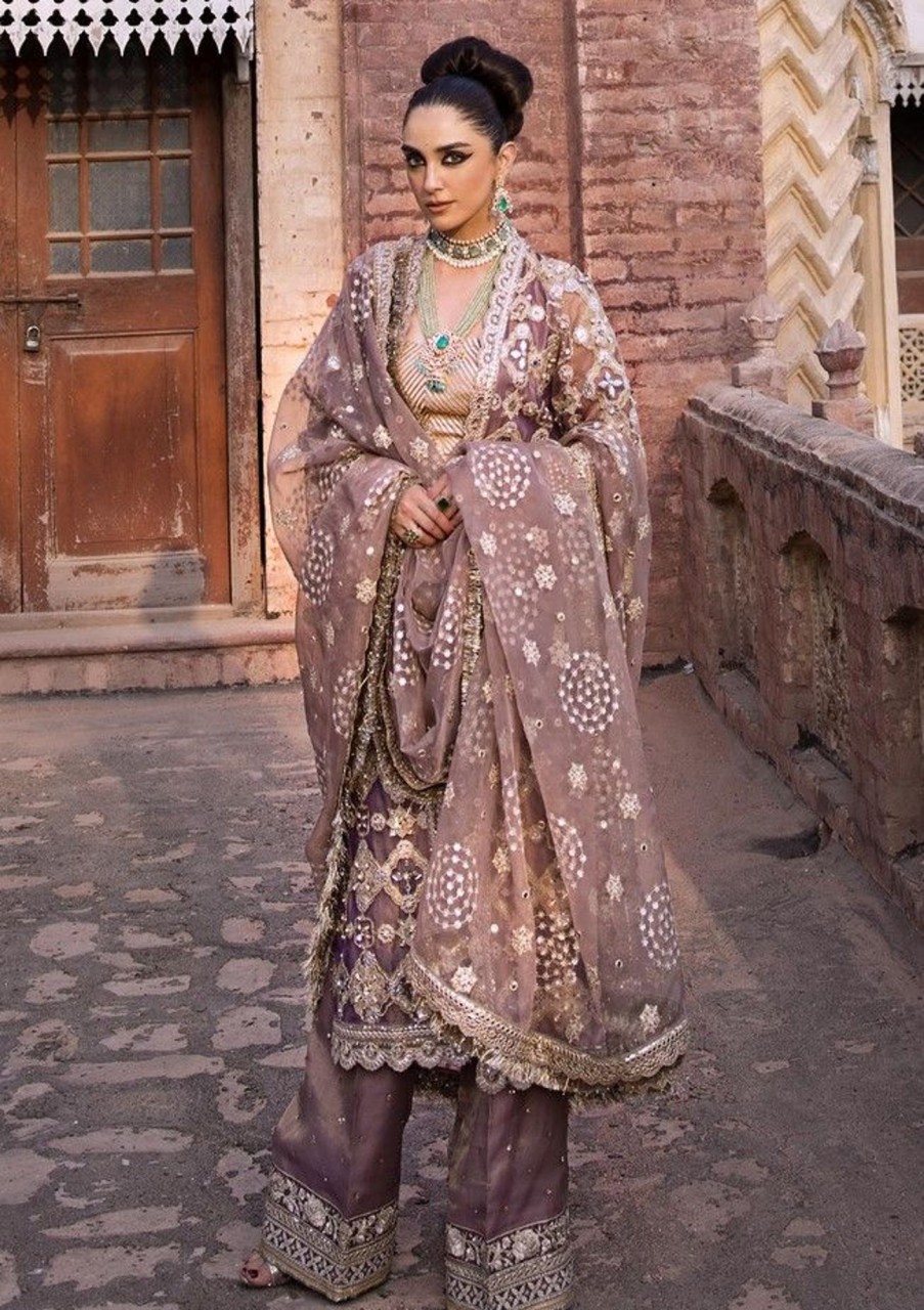 Salwar Kameez Mohsin Naveed Ranjha | Talia Embroidered Pakistani Palazzo Suit