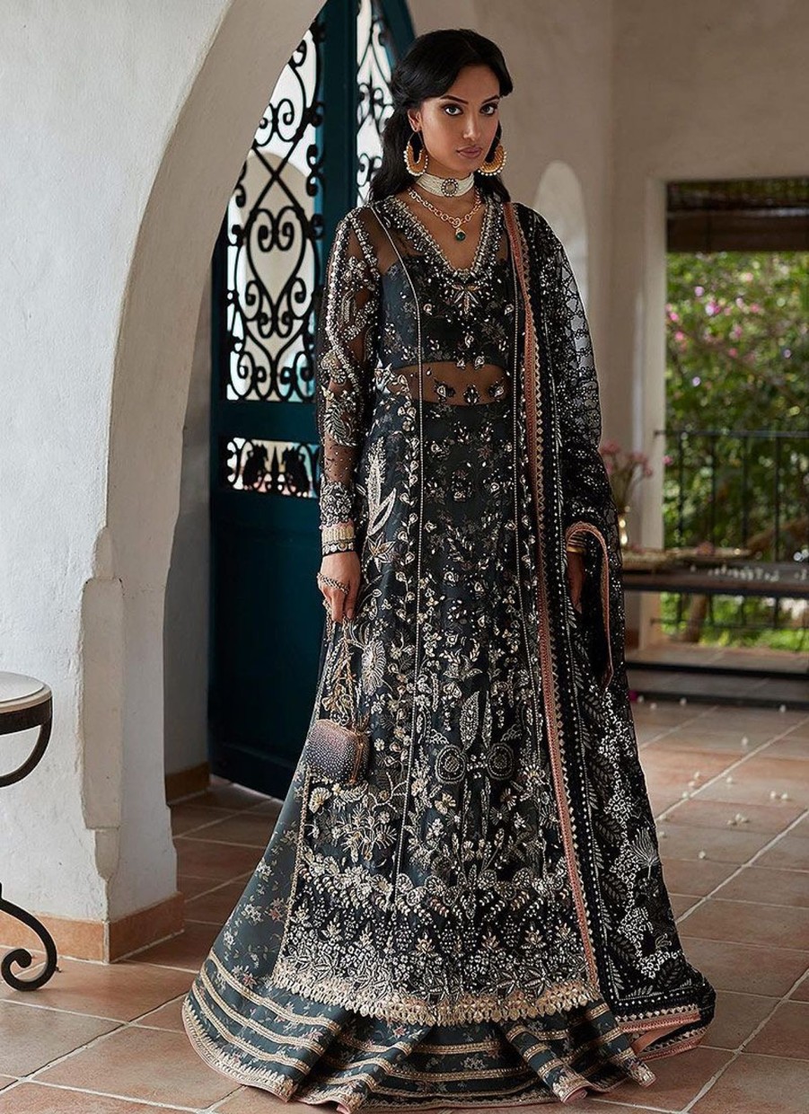 Lehengas Suffuse | Zohreh Embroidered Pakistani Lehenga Suit