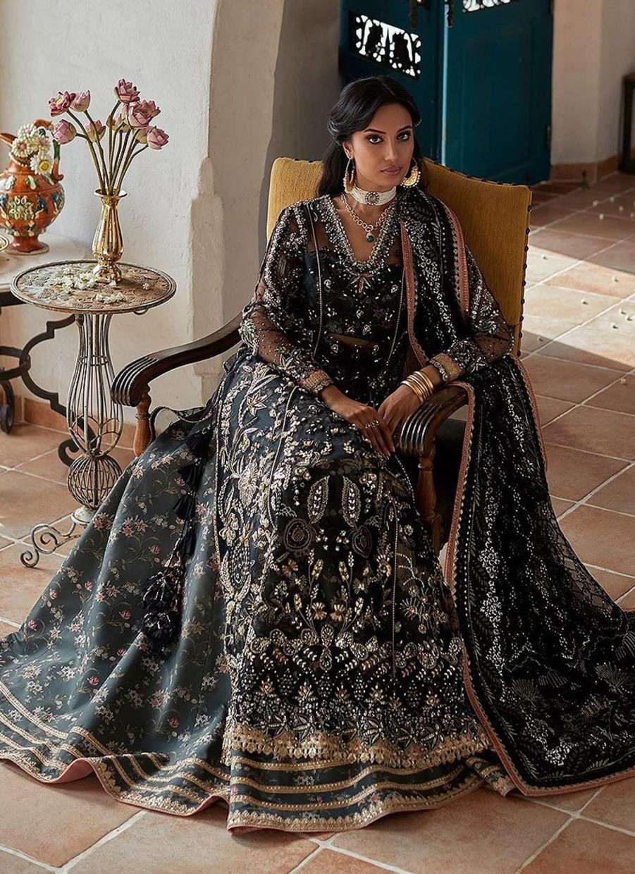 Lehengas Suffuse | Zohreh Embroidered Pakistani Lehenga Suit