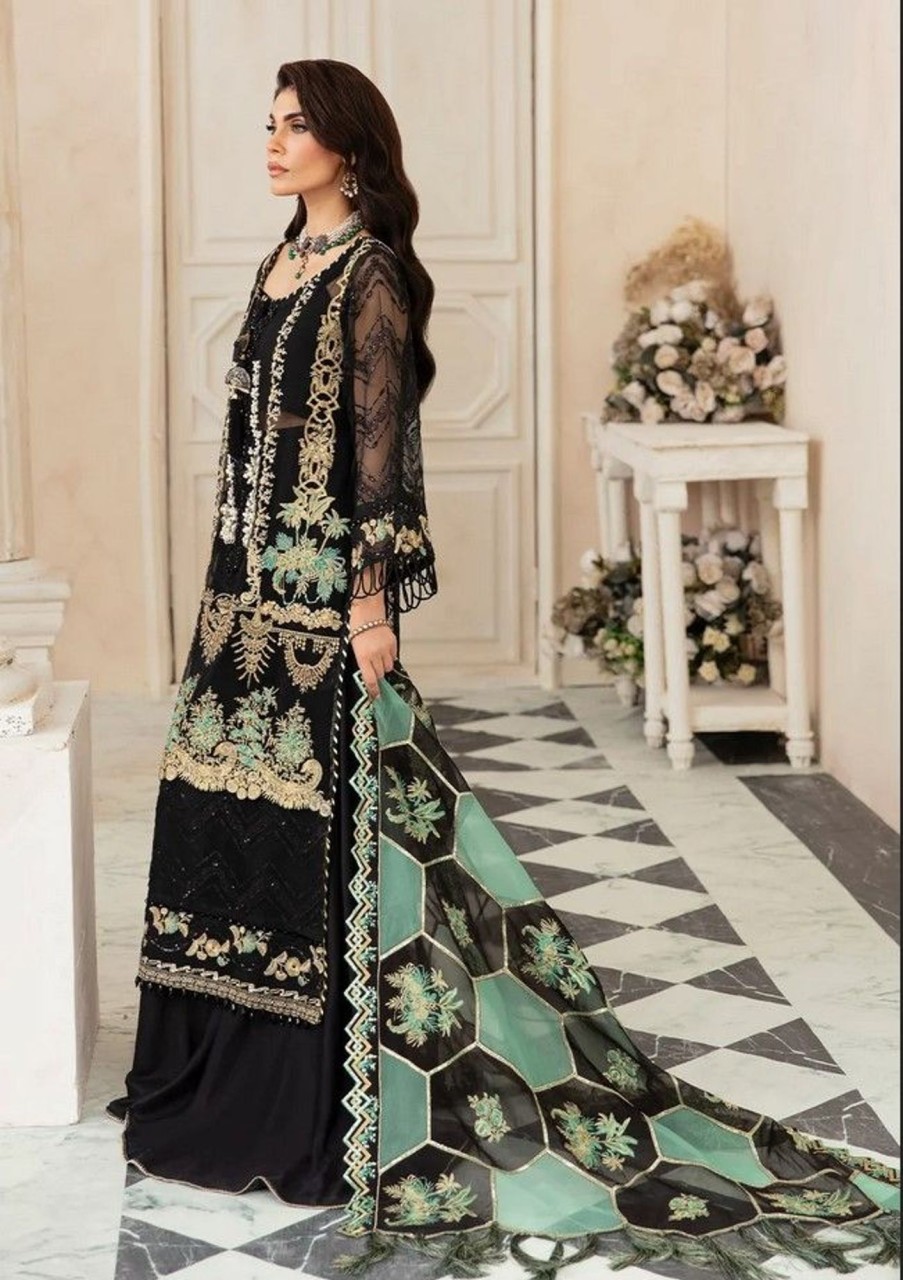 Salwar Kameez ELAF | Ayzel Embroidered Pakistani Palazzo Suit