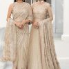 Sarees Zarif | Jasmine Embroidered Pakistani Saree/ Lehenga