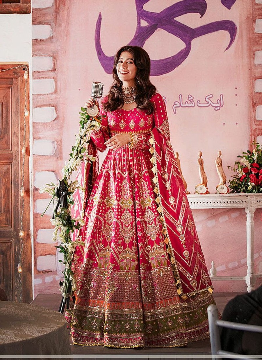 Lehengas Mohsin Naveed Ranjha | Musarrat Nazir Embroidered Pakistani Lehenga