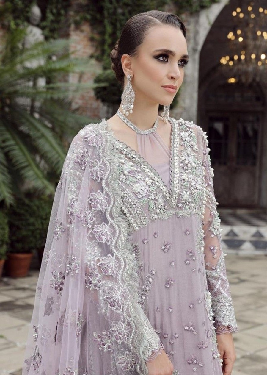 Salwar Kameez Maryam Hussain | Emel Embroidered Pakistani Palazzo Suit