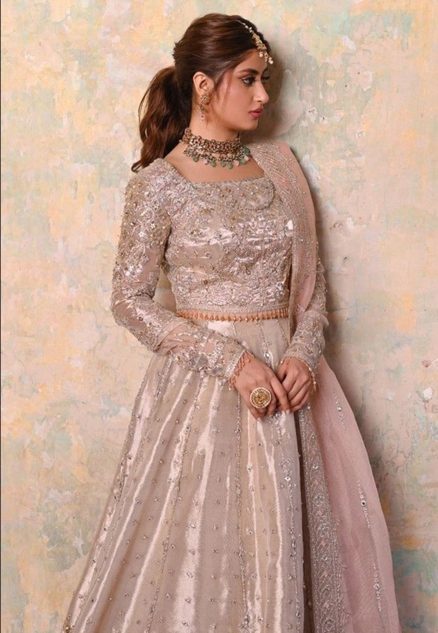 Lehengas Qalamkar | Insha Embroidered Pakistani Lehenga