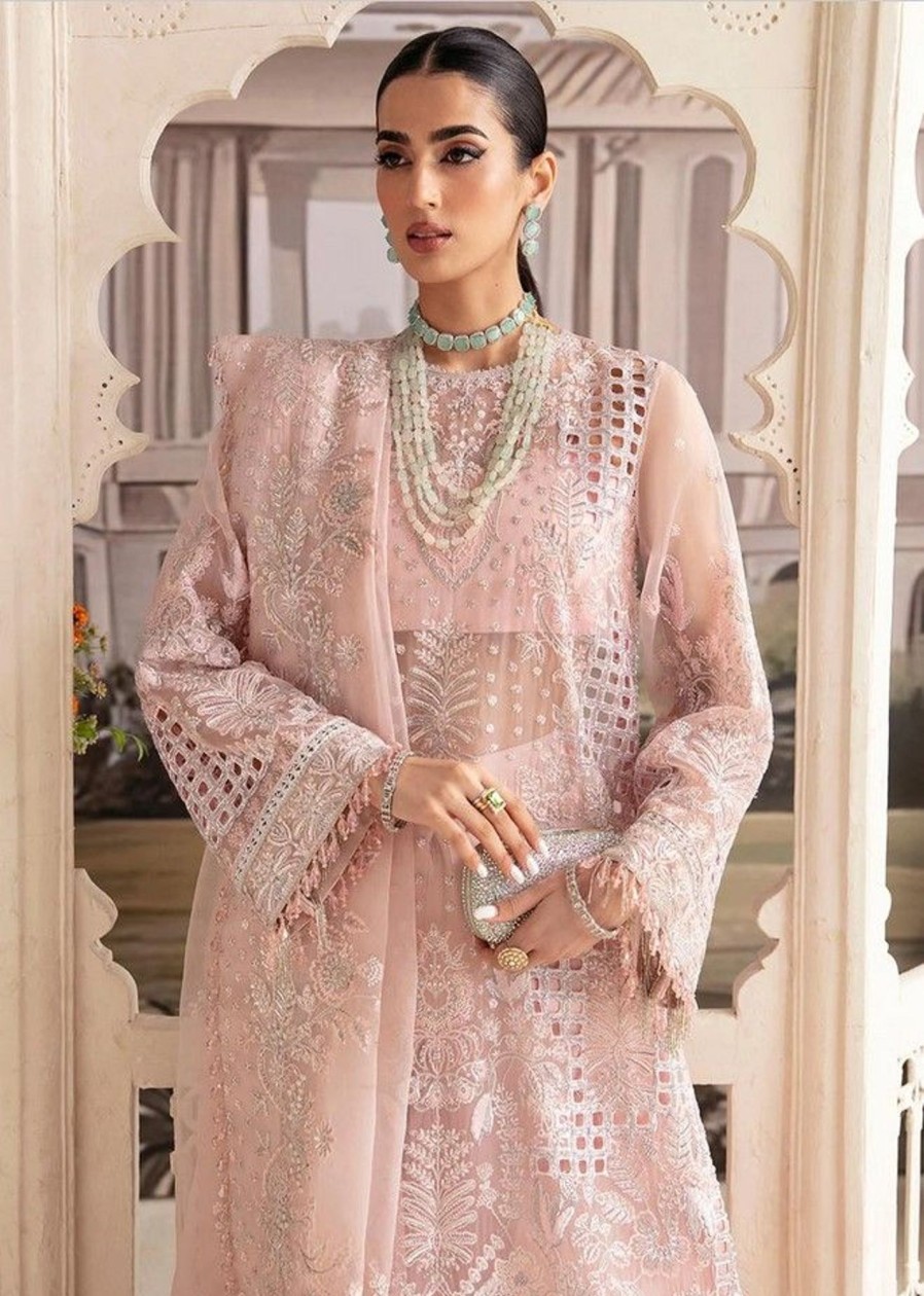 Salwar Kameez Alizeh | Gaura Embroidered Pakistani Palazzo Suit